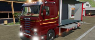 Scania 143 with tarpaulin V1.0 для Farming Simulator 2022