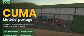 CUMA – Shared equipment V1.0.0.1 для Farming Simulator 2025